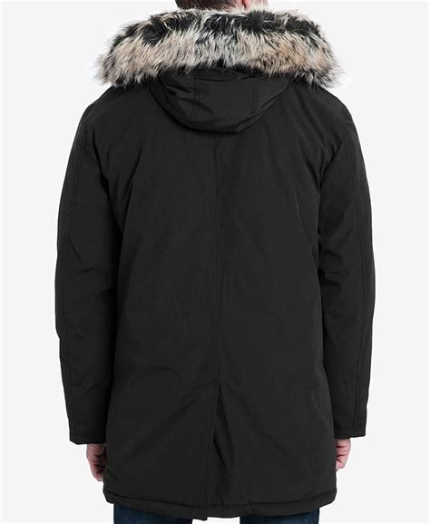 michael kors men's hooded bib snorkel parka review|Michael Kors Mens Faux Fur Warm Parka Coat .